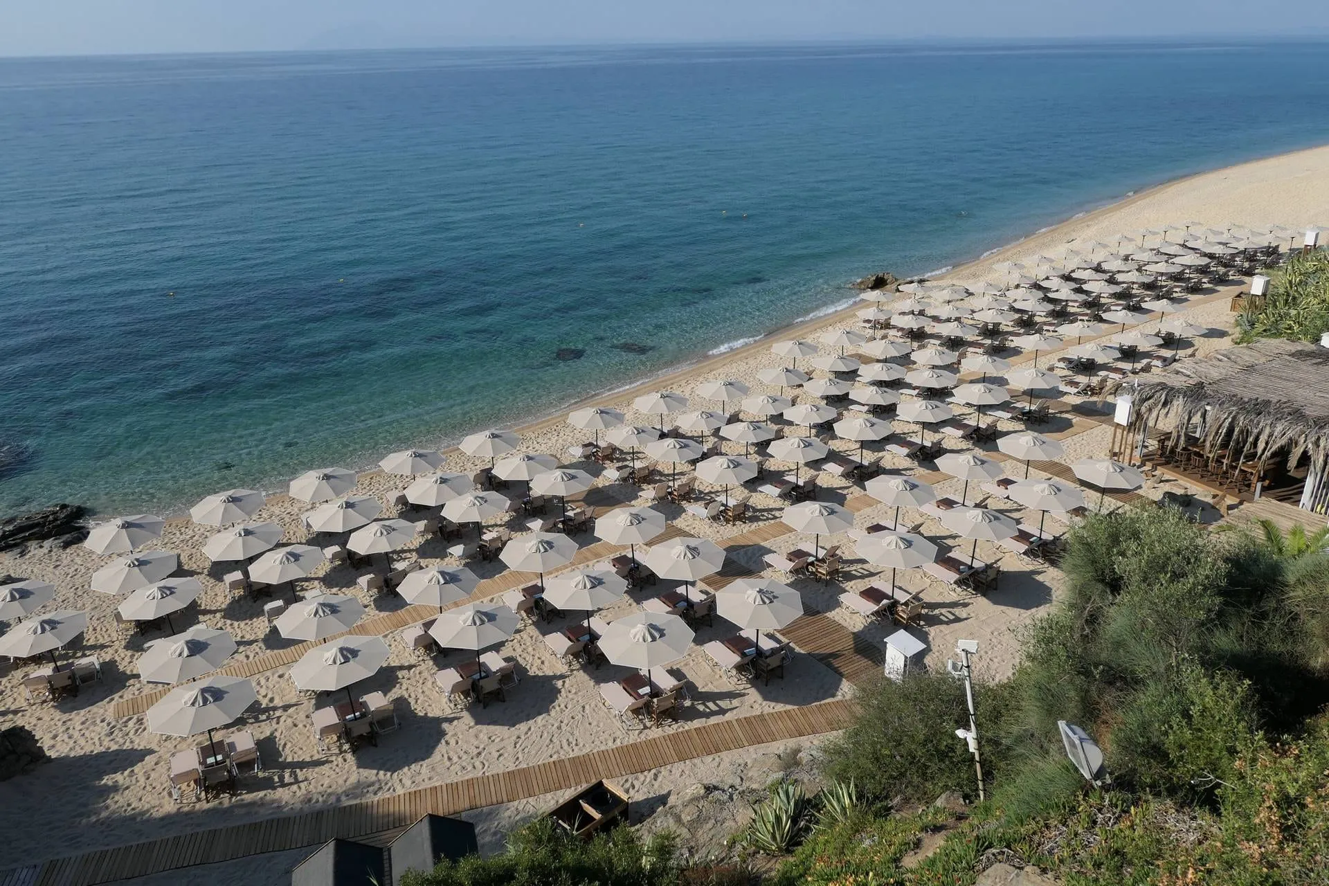 Ομπρέλες Metal Design: Ocean View Beach Hotel Kavala