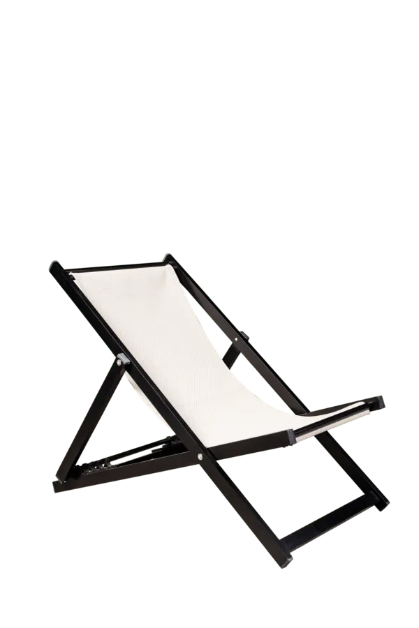 Ανακλινόμενη Chaise Longue αλουμινίου με MESH PVC 4×4, με ή χωρίς μαξιλαράκι – φωτογραφία 4